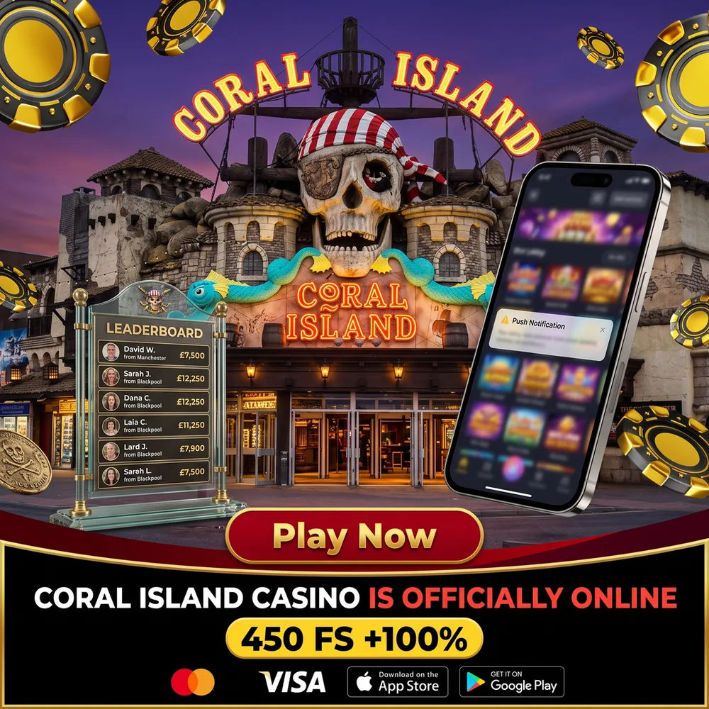 Casino facade, Coral Island Blackpool