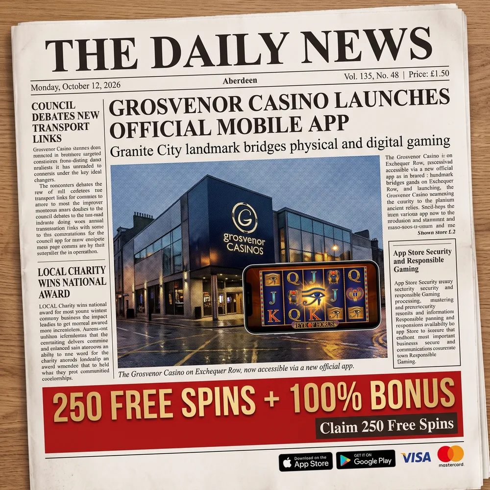 What came back for Grosvenor Casino Aberdeen: front page