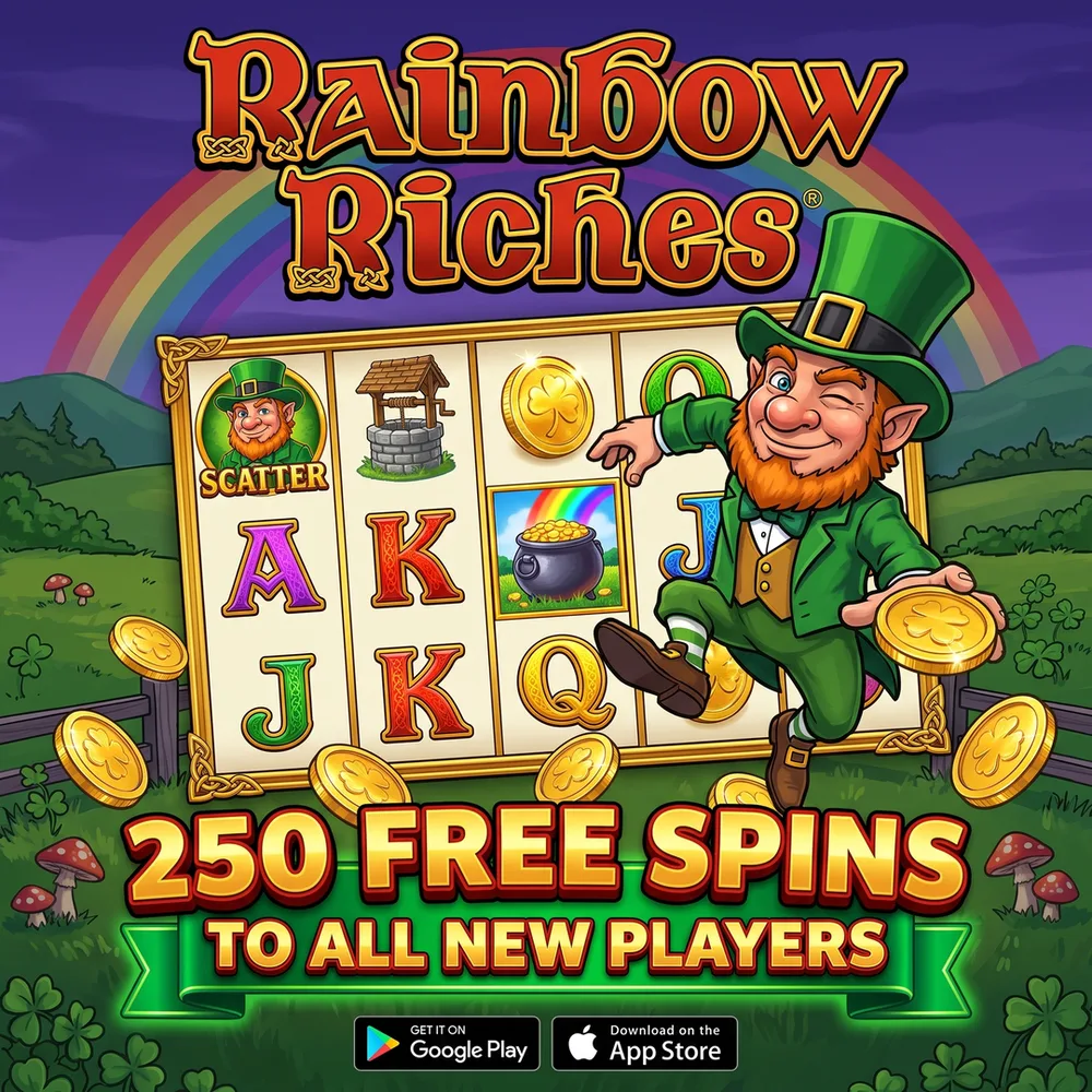 Slot banner, Rainbow Riches
